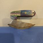 Damascus ULU Knife with 5.5-Inch Blade