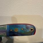 Damascus ULU Knife with 5.5-Inch Blade