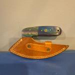 Damascus ULU Knife with 5.5-Inch Blade