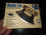Alaska Ulu Knife with Wooden Stand