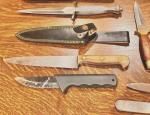 10-Piece Vintage Ulu Knife Collection