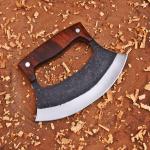 Custom Hand Forged Carbon Steel Alaskan Ulu Knife