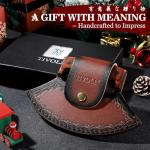 TIVOLI Hand-Forged Ulu Knife with Sheath & Gift Box