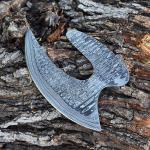 Damascus Ulu Knife - Vintage Alaskan Chef's Tool