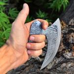 Damascus Ulu Knife - Vintage Alaskan Chef's Tool