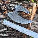 Damascus Ulu Knife - Vintage Alaskan Chef's Tool