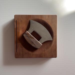 Traditional Ulu Knife Set with Wooden Board
