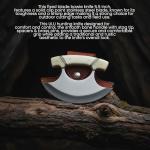 5.5" Bone Handle Crescent Ulu Knife with Sheath