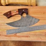 Damascus Steel Alaskan Chef's Ulu Knife