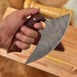 Damascus Steel Alaskan Chef's Ulu Knife