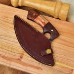 Damascus Steel Alaskan Chef's Ulu Knife