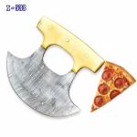 Handmade Carbon Steel Alaskan Ulu Knife with Sheath