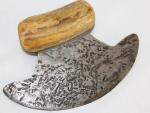 Vintage 7" Alaskan Ulu Knife with Moose Horn Handle