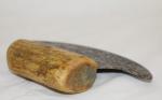 Vintage 7" Alaskan Ulu Knife with Moose Horn Handle