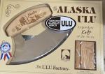 Alaska Birch Ulu Knife with Wood Stand