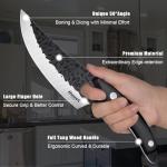 Hand Forged Ulu Knife for Meat Cutting