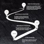 Hand Forged Ulu Knife for Meat Cutting