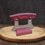 Ulu Knife & Stand - Mezzaluna Chopper & Slicer