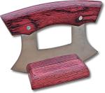 Ulu Knife & Stand - Mezzaluna Chopper & Slicer