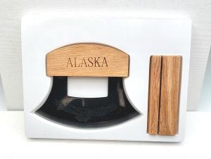 Alaska Ulu Chop Knife with Stand and Storage