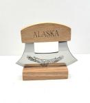 Alaska Ulu Chop Knife with Stand and Storage