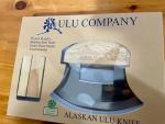 Alaskan ULU Knife with Stainless Steel Blade and Stand
