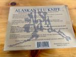 Alaskan ULU Knife with Stainless Steel Blade and Stand