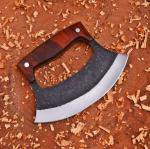 Custom Hand Forged Alaskan Ulu Knife with Sheath