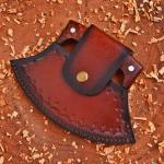 Custom Hand Forged Alaskan Ulu Knife with Sheath