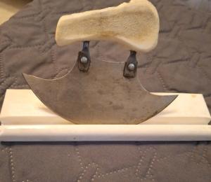 Alaskan 6" ULU Knife with Bone Handle