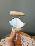Alaska Ulu Knife with Moose Antler Handle