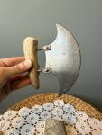 Alaska Ulu Knife with Moose Antler Handle