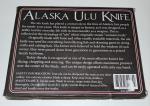 Alaska Ulu Knife with Wooden Stand