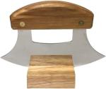 Birch Ulu Knife with 6" Stainless Steel Blade