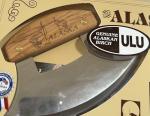 Birch Ulu Knife with 6" Stainless Steel Blade