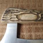 Alaska Ulu Knife with Bear Engraving