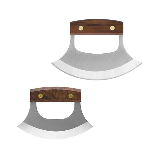 Lamson Walnut Handle Ulu Knife, 6.25