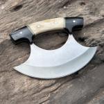 D2 Steel Vintage Alaskan Ulu Kitchen Knife