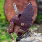 Handmade Carbon Steel Alaskan Ulu Pizza Cutter