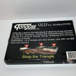 Vintage Alaskan ULU Knife Collectible Wooden Handle Silver Hunting Knife