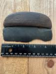 Tomachee Artifacts 👣 ESKIMO INUITS WOODEN HANDLED SLATE ULU KNIFE BERING AK🔥