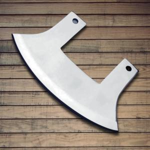 Alaskan Ulu Knife Blank - 440C Steel Slicer