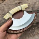 D2 Steel Vintage Alaskan Ulu Kitchen Knife