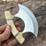 D2 Steel Vintage Alaskan Ulu Kitchen Knife