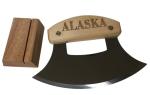 Alaskan Birch Ulu Knife and Bowl Set