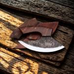 D2 Steel Alaskan ULU Knife with Wood Handle