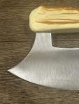 Inuit Antler Ulu Vegetable and Herb Chopper