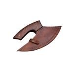 D2 Steel Alaskan ULU Knife with Wood Handle