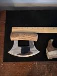 Alaskan Ulu Knife with Antler Handle and Steel Blade