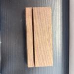 Caribou Ulu Knife with Wood Handle